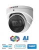 SPRO 8MP IP Turret Camera 2.8mm 50m IR AI PRO (White)